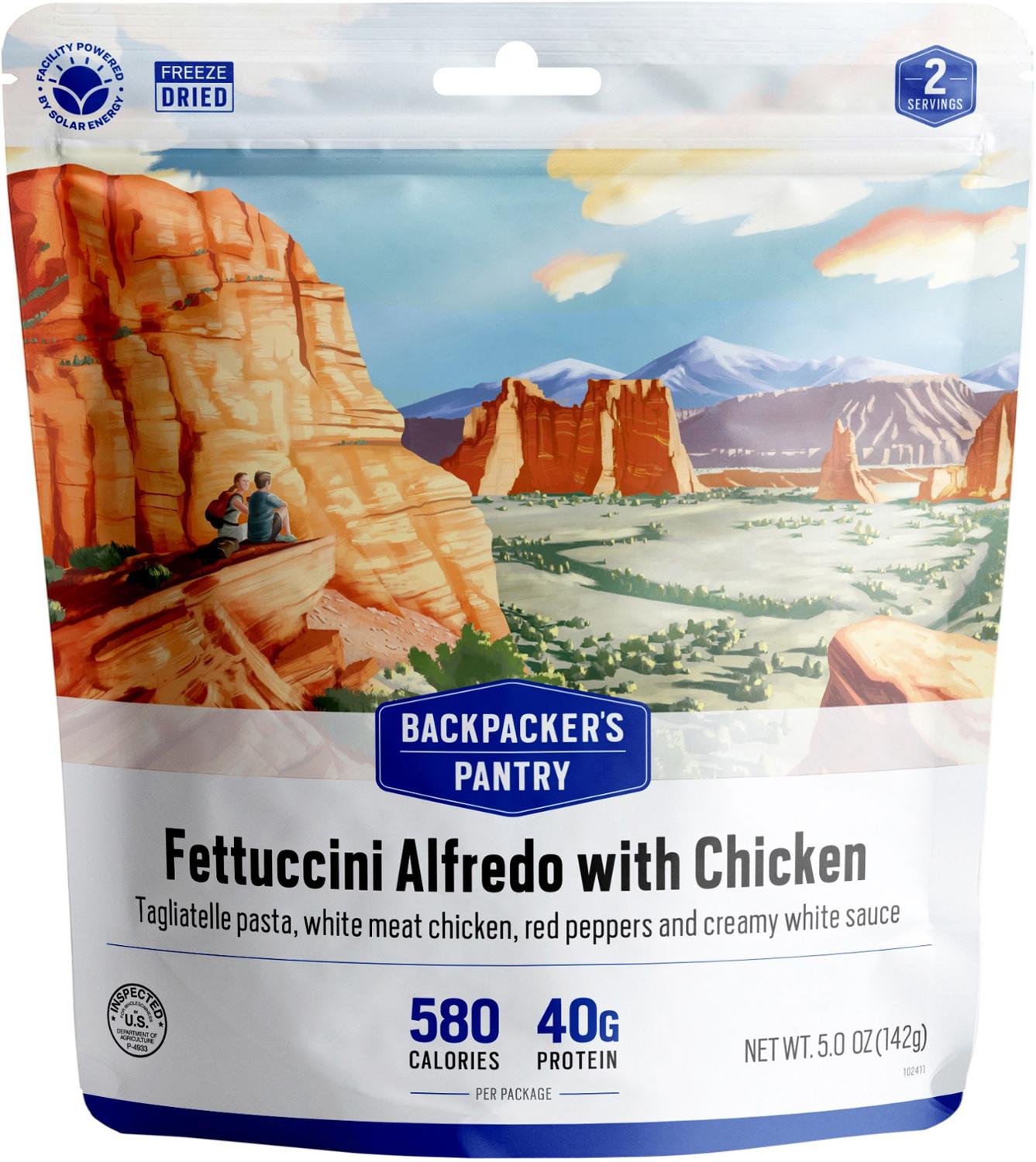 Fettuccini Alfredo With Chicken - 2 Servings