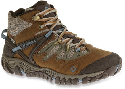 merrell women's all out blaze mid waterproof hiking boot