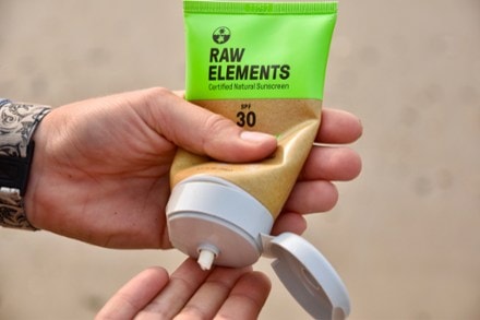 Raw Elements Face + Body SPF 30 Sunscreen Tube - 3 oz. 2