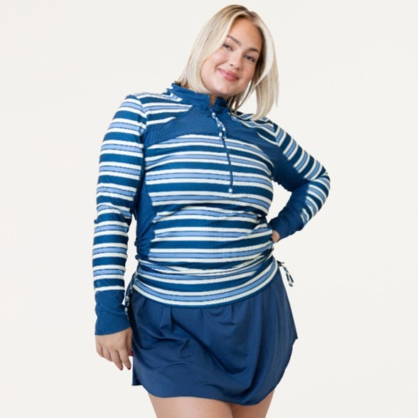 On Body Image of color Monica Stripe