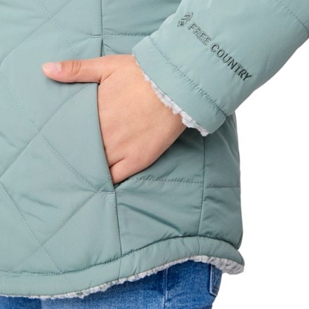 Free Country Stratus Lite Reversible Insulated Jacket - Girls' 3