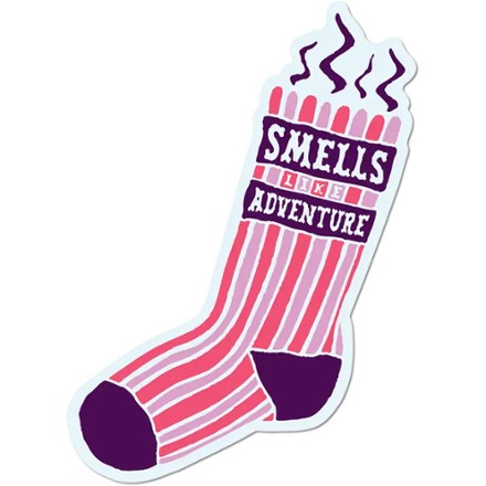 Apply Stickers Adventure Sock Sticker 0