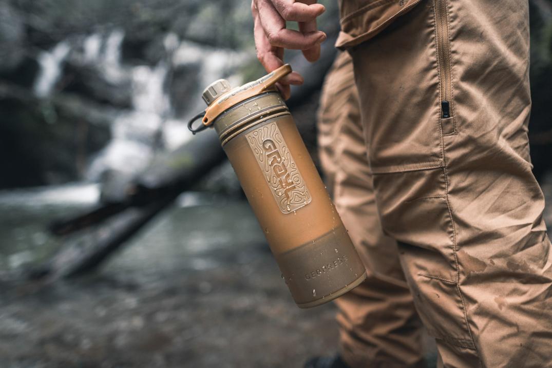 Location Image for GeoPress Water Filter and Purifier Bottle - 24 fl. oz.