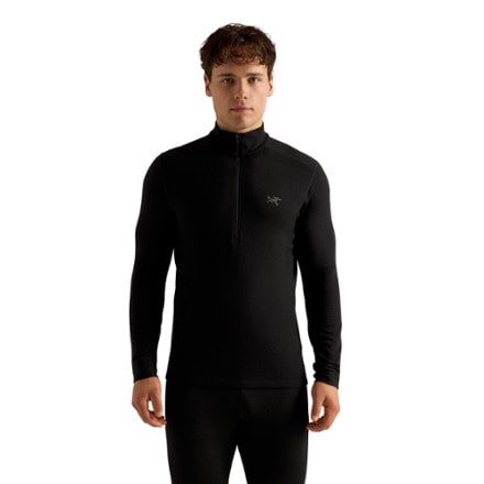 Arc'teryx Satoro Merino Wool Zip-Neck Base Layer Top - Men's 1