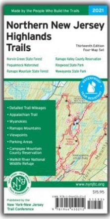 New York New Jersey Trail Northern New Jersey Highlands Trails - 13th Edition 0