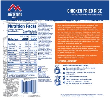 Mountain House Chicken Fried Rice - 2 Servings 1