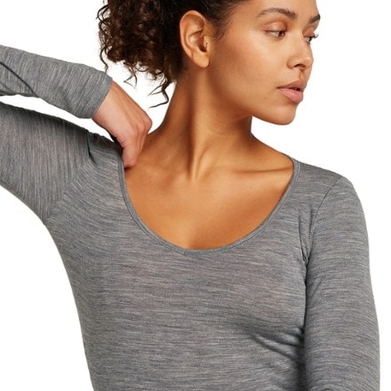 Icebreaker Siren Long-Sleeve Sweetheart Base Layer Shirt - Women's 8