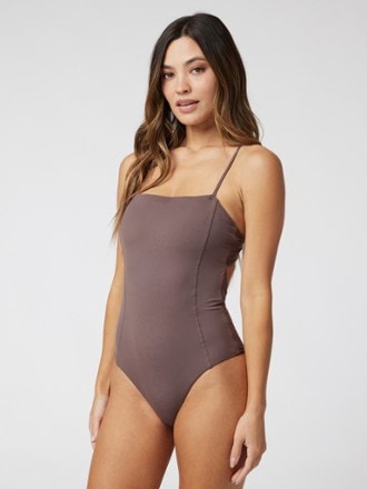  Move With You Women's Yoga One Piece Spaghetti Strap