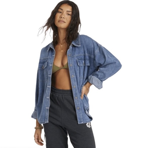 On Body Image of color Dark Denim
