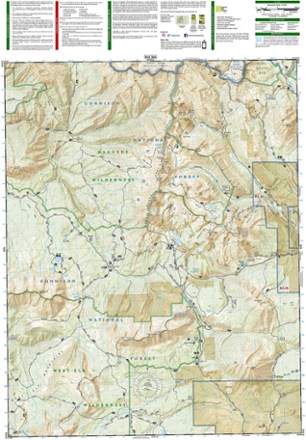 National Geographic Kebler Pass / Paonia Reservoir Topographic Map 1