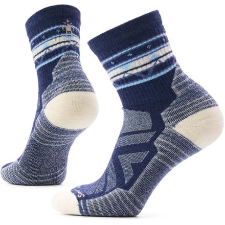 Smartwool Hike Light Cushion Zig Zag Valley Mid Crew Socks - Women's 0