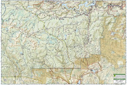 National Geographic Flaming Gorge/Eastern Uintas Trail Map 2