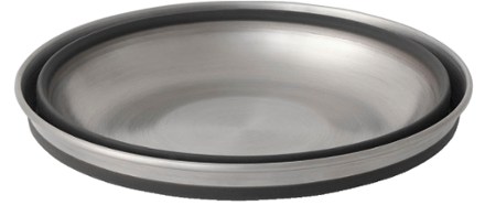Ciotola Pieghevole In Acciaio Inox Sea To Summit Detour Beluga - Grande 920 Ml, Nero, Per Campeggio E Viaggi