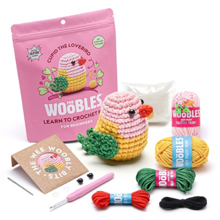 The Woobles Cupid the Lovebird Crochet Kit 2