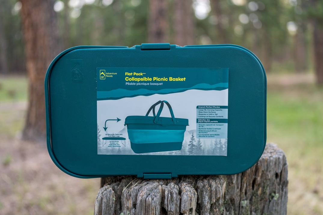 Location Image for Flat Pack Collapsible Picnic Basket