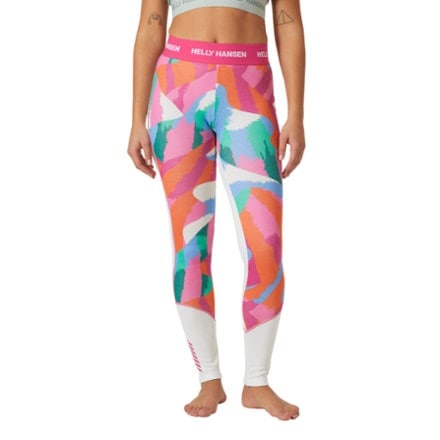 Helly Hansen LIFA Merino Midweight Graphic Base Layer Pants - Women's 1
