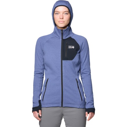 Mountain Hardwear Polartec Power Grid Full-Zip Fleece Hoody