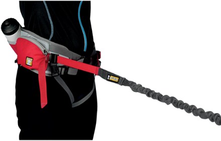 Side view of hipbelt with towline (Red Currant)