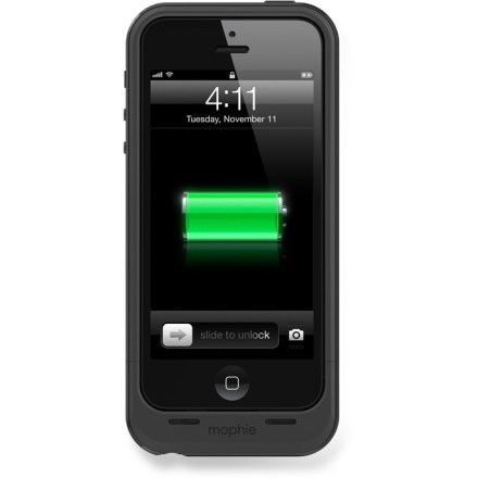 Front view in use (Black)