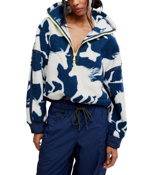 On Body Image of color Wild Horses Navy Combo