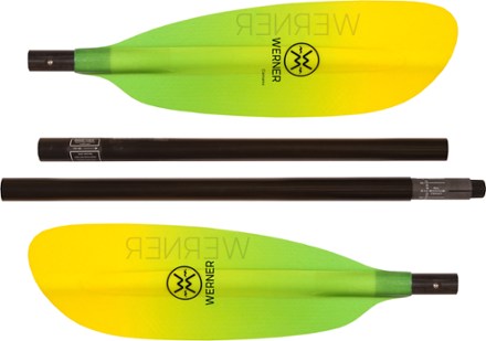 Werner Camano Fiberglass Straight 4-Piece Kayak Paddle 2