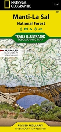 National Geographic Manti La Sal National Forest Trail Map 0