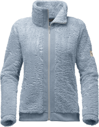 the north face furry fleece full zip jacket
