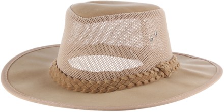 Dorfman Pacific Men's Cooler Soaker Aussie Hat with Mesh Sides