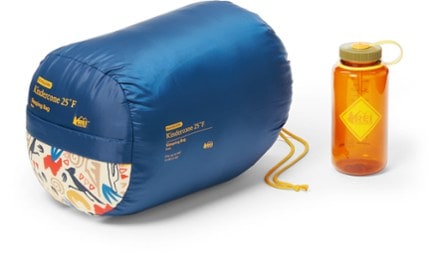 REI Co-op Kindercone 25 Sleeping Bag - Kids' Stuff sack (32oz bottle not included) (Indigo)