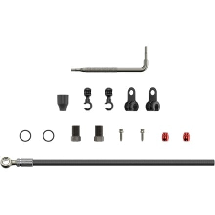 SRAM Disc Brake Hydraulic Hose Kit - Silver Banjo 0