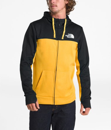 the north face m surgent bloc fz hoodie