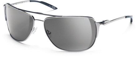 red rimmed sunglasses