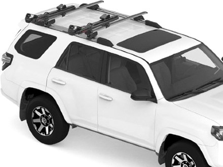 Yakima ShowDown Kayak/SUP Rack Stowed away (Black)