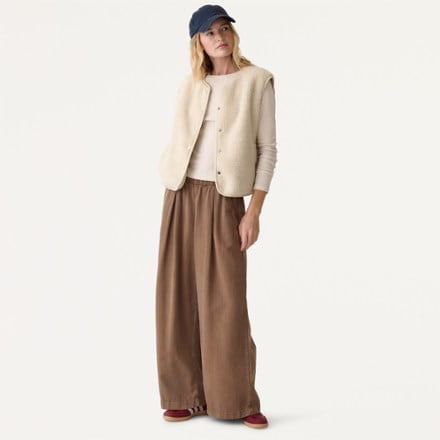 Marine Layer Reversible Sherpa Fleece Vest - Women's 2