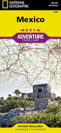 National Geographic Mexico Adventure Travel Map 0