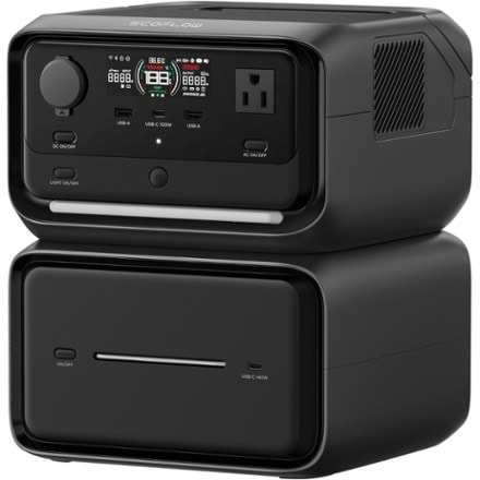 EcoFlow RIVER 3 Max Plus Portable Power Station with Extra Battery - 858Wh 0