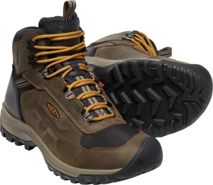 KEEN Basin Ridge Waterproof Hiking Boots - Men's 4