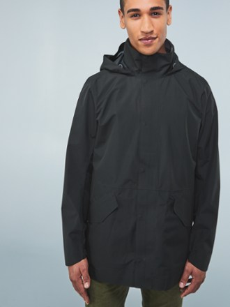 long rain jacket