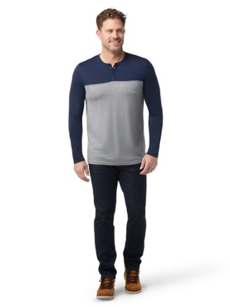 Smartwool Long-Sleeve Colorblock Henley - Men's 3