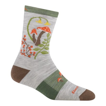Darn Tough Mellow Mushrooms Micro Crew Lightweight Hiking Socks - Women's 0