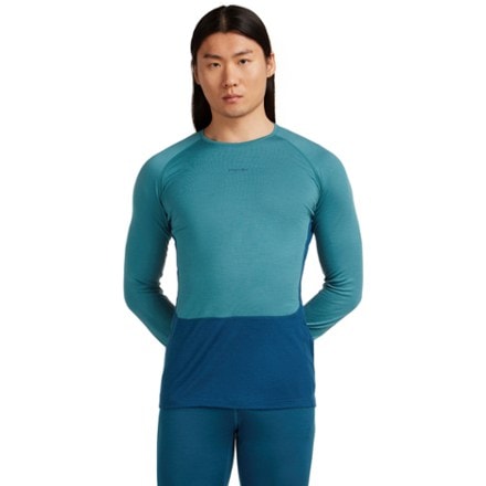 Icebreaker 200 ZoneKnit Long-Sleeve Crewe Base Layer Top - Men's 0