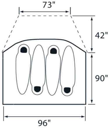 The North Face Wawona 4 Tent 5