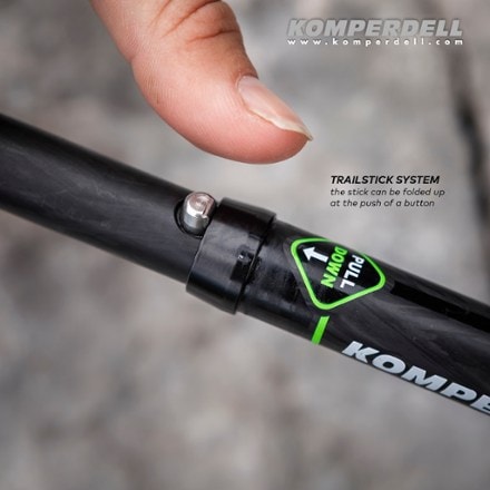 Komperdell Carbon Cross Stick Trekking Poles - Pair 4