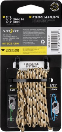 Nite Ize CamJam Cord Tightener - 2-Pack with 8 Ft. Cord 2