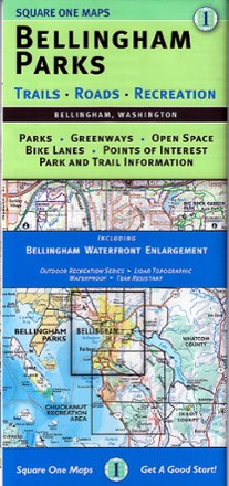 Square One Maps Bellingham Parks Map 0