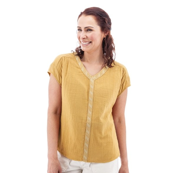 On Body Image of color Amber Gold