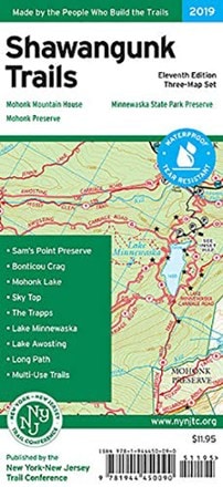 New York New Jersey Trail Shawangunk Trails Map Set - 11th Edition 0