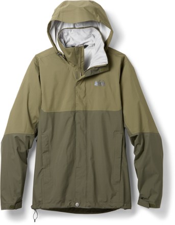 REI Co-op Rainier Rain Jacket - Men's Army Cot Green
