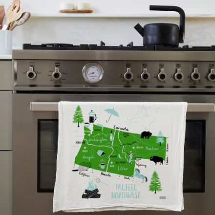 Claudia Pearson Pacific Northwest Tea Towel 1