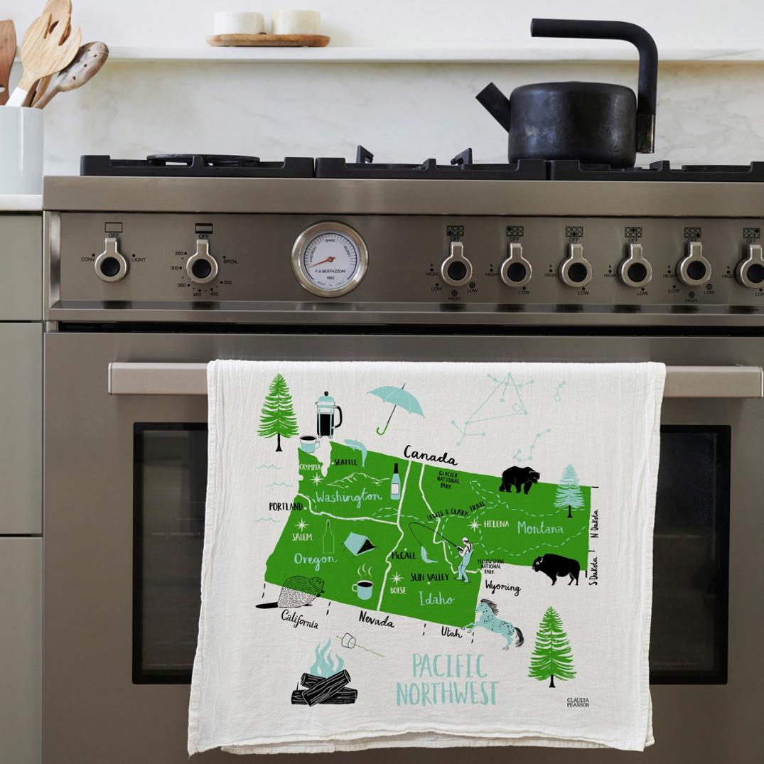 Location Image for Pacific Northwest Tea Towel